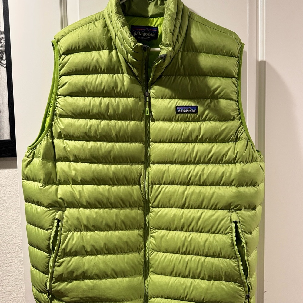 Patagonia Men's Down Sweater Vest - Lime, XL